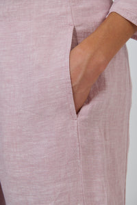 Naturals by O & J Linen Pant in Radish GA698