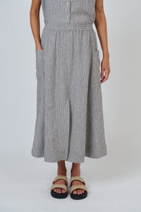 Naturals by O & J Linen Skirt in Rue GA709