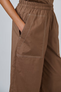 Naturals by O & J Poplin Pants in Cookie GA713
