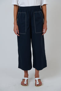 Naturals by O&J Poplin Pant in Ink GA713