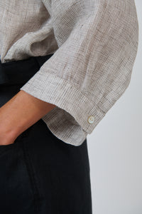 Naturals by O & J Linen Top in Chai GA717
