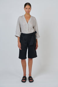Naturals by O & J Linen Top in Chai GA717