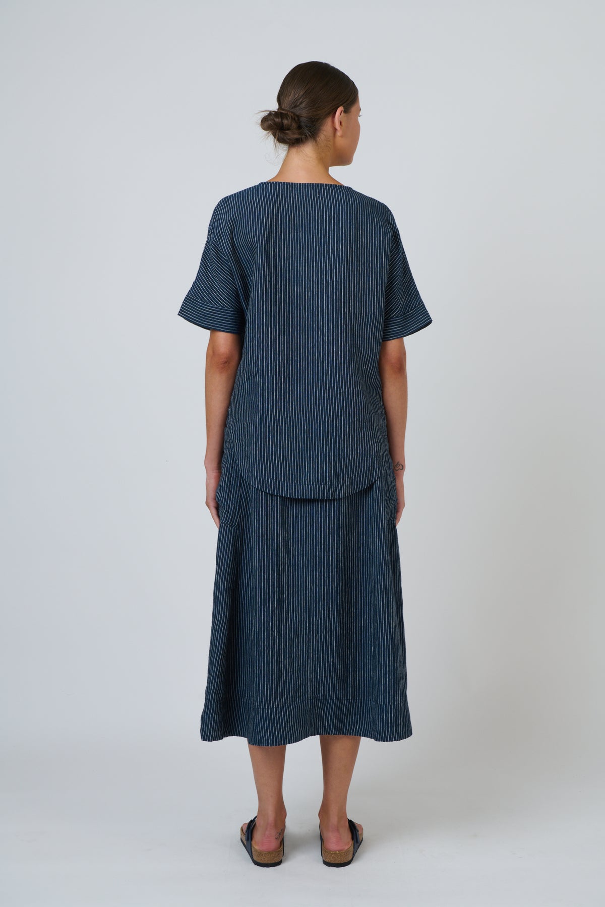 Naturals by O&J Linen Skirt in Streamlined GA709