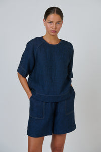 Naturals by O & J Linen Top in Eclipse GA721