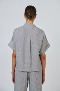 Naturals by O & J Linen Top in Rue GA723