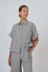 Naturals by O & J Linen Top in Rue GA723