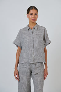 Naturals by O & J Linen Top in Rue GA723