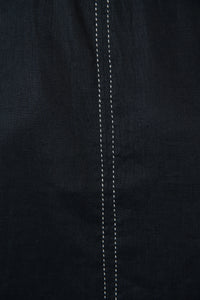 Naturals by O & J Linen Top in Black GA724A