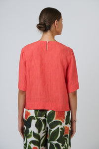 Naturals by O&J Linen Top in Sunset Strip GA724B