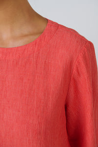 Naturals by O&J Linen Top in Sunset Strip GA724B