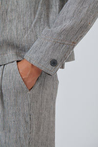 Naturals by O & J Linen Jacket in Rue GA732