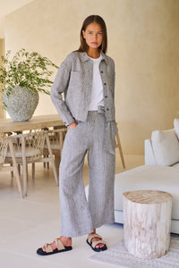 Naturals by O & J Linen Pant in Rue GA567
