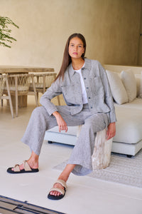 Naturals by O & J Linen Pant in Rue GA567