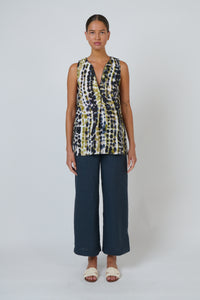 Naturals by O&J Linen Pant in Gunsmoke GA398