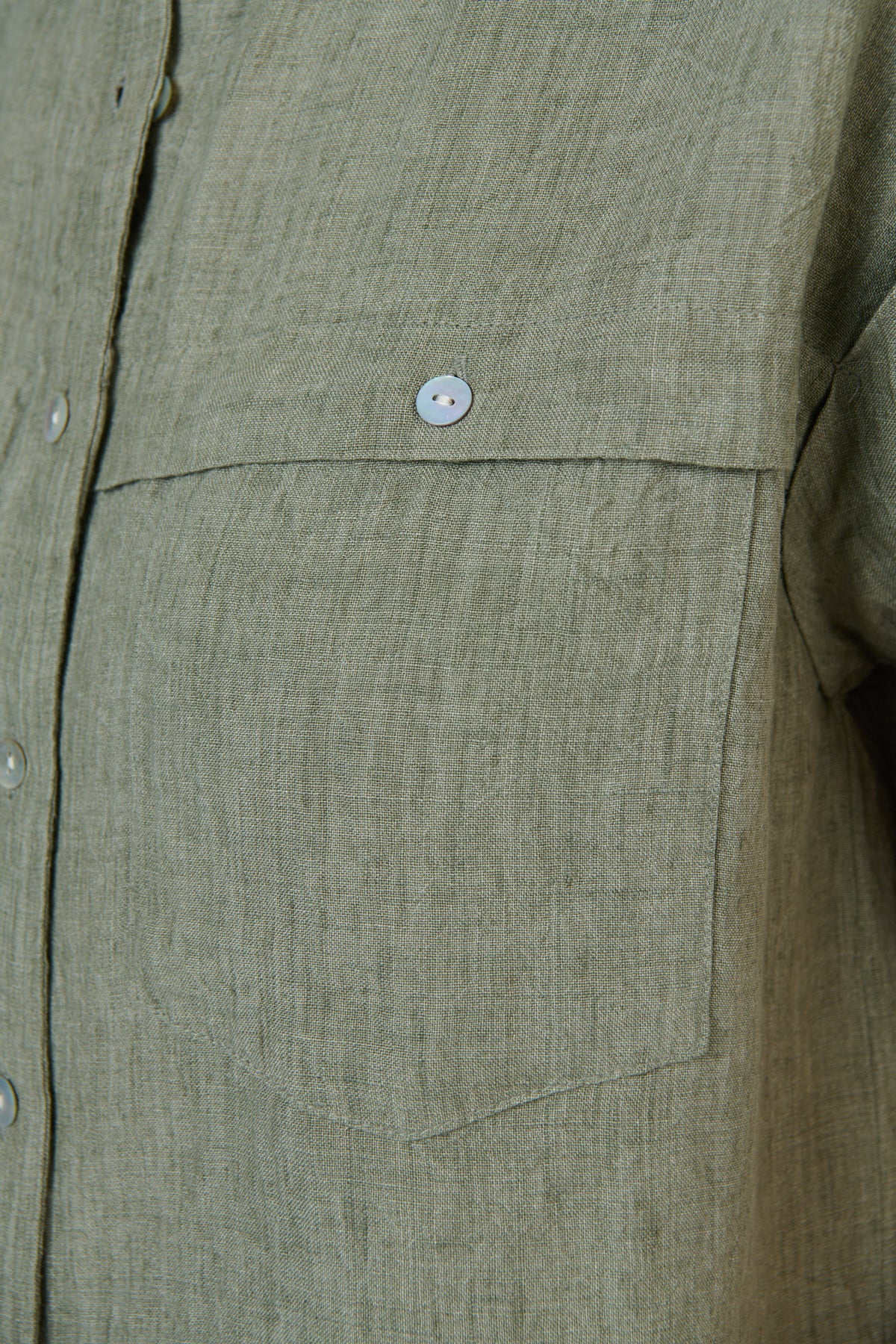 Naturals by O & J Linen Top in Artichoke GA734