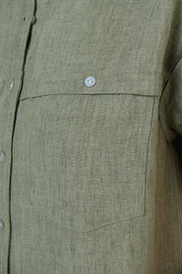 Naturals by O & J Linen Top in Artichoke GA734
