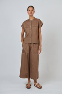 Naturals by O & J Poplin Pants in Cookie GA713
