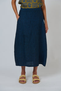 Naturals by O & J Linen Skirt in Eclipse GA736
