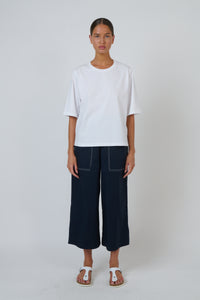 Naturals by O & J Cotton Top in White GA743