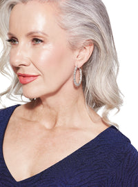 Samantha Rose Gab Hoop Earrings