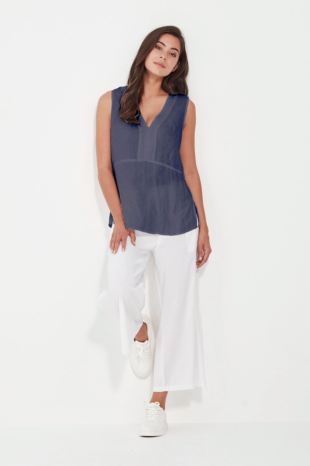 Verge Gala Tank in Denim 9751BR