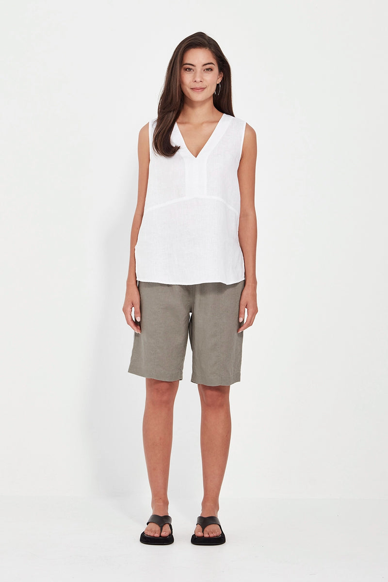 Verge Gala Tank in White 9751BR