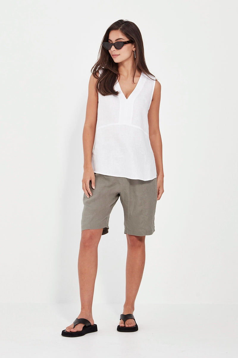 Verge Gala Tank in White 9751BR