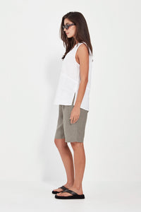 Verge Gala Tank in White 9751BR