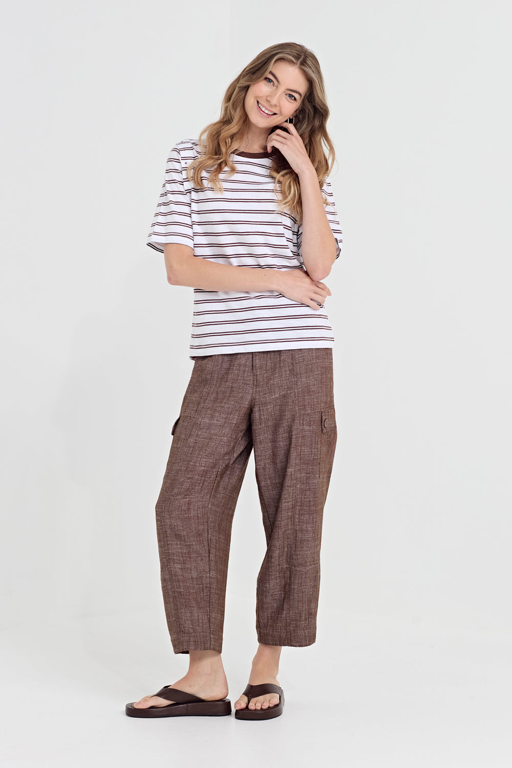 Verge Faithful Pant in Cocoa 1404BR