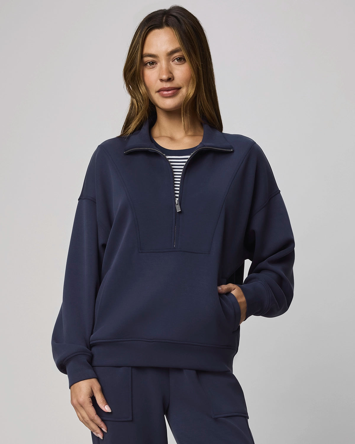 Splendid Scubasoft Quater Zip Jacket RW5K740