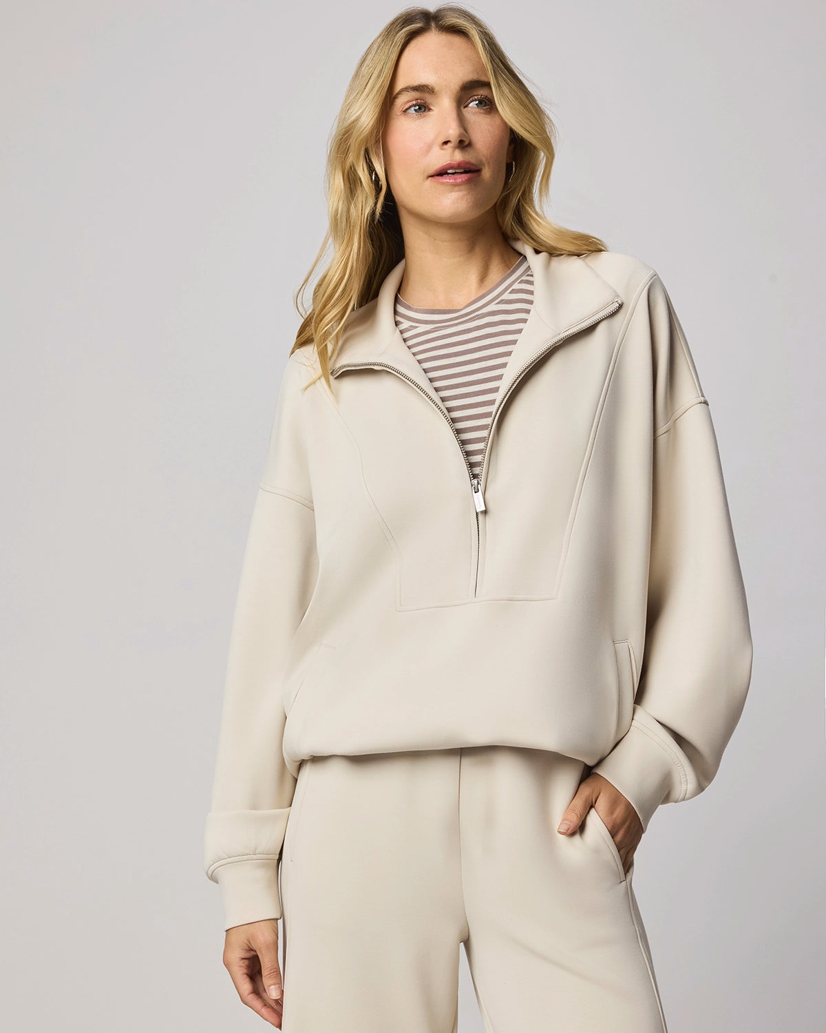 Splendid Scubasoft Quater Zip Jacket RW5K740