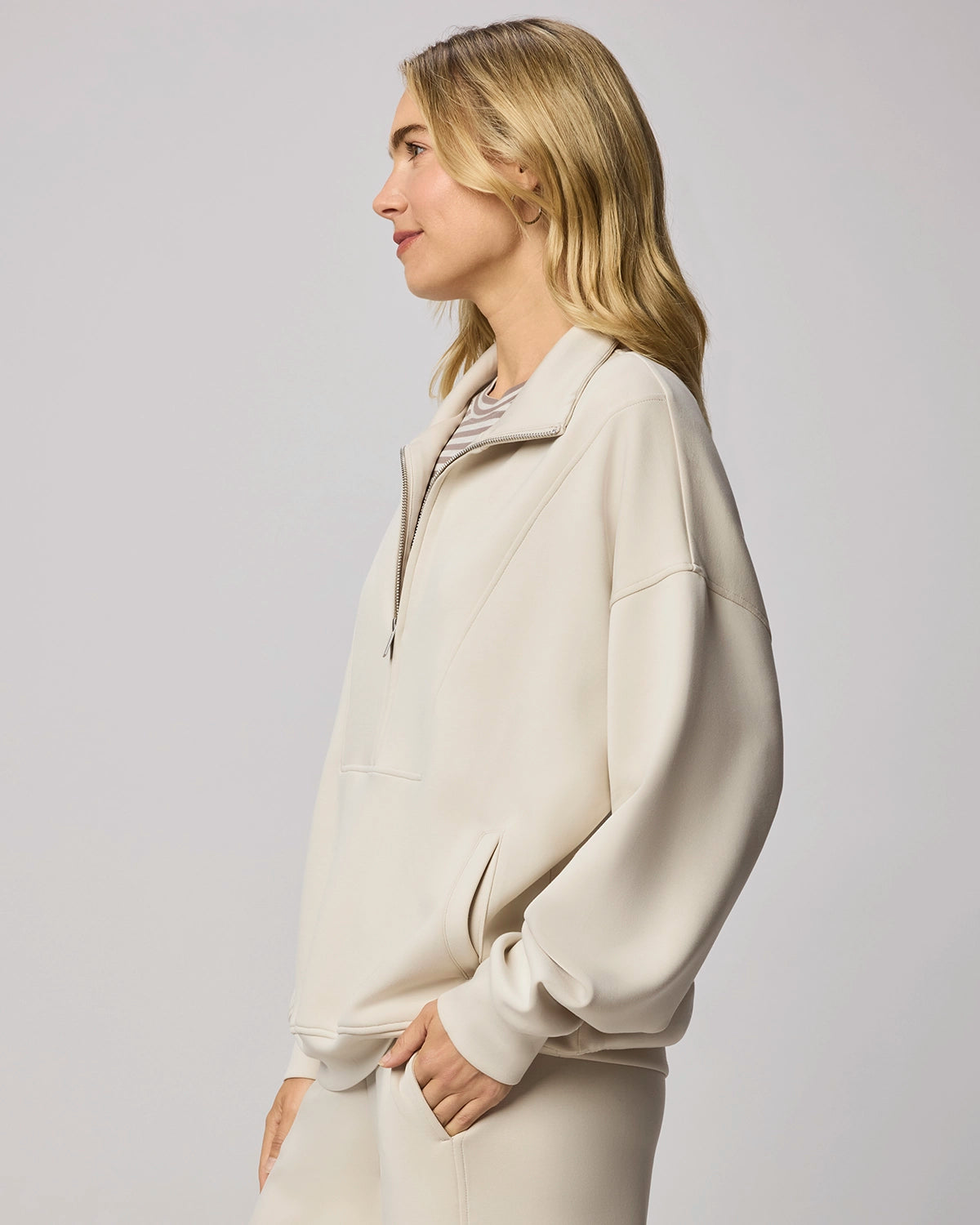 Splendid Scubasoft Quater Zip Jacket RW5K740