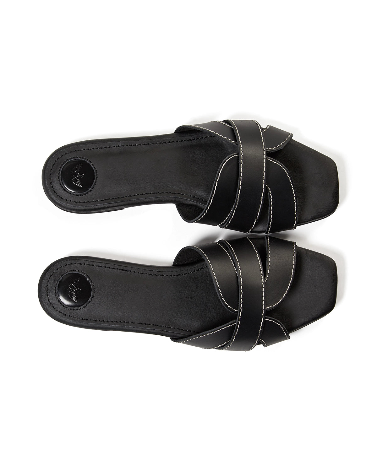 Mos Mosh Sicily Leather Contrast Slipper 163780