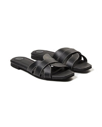Mos Mosh Sicily Leather Contrast Slipper 163780