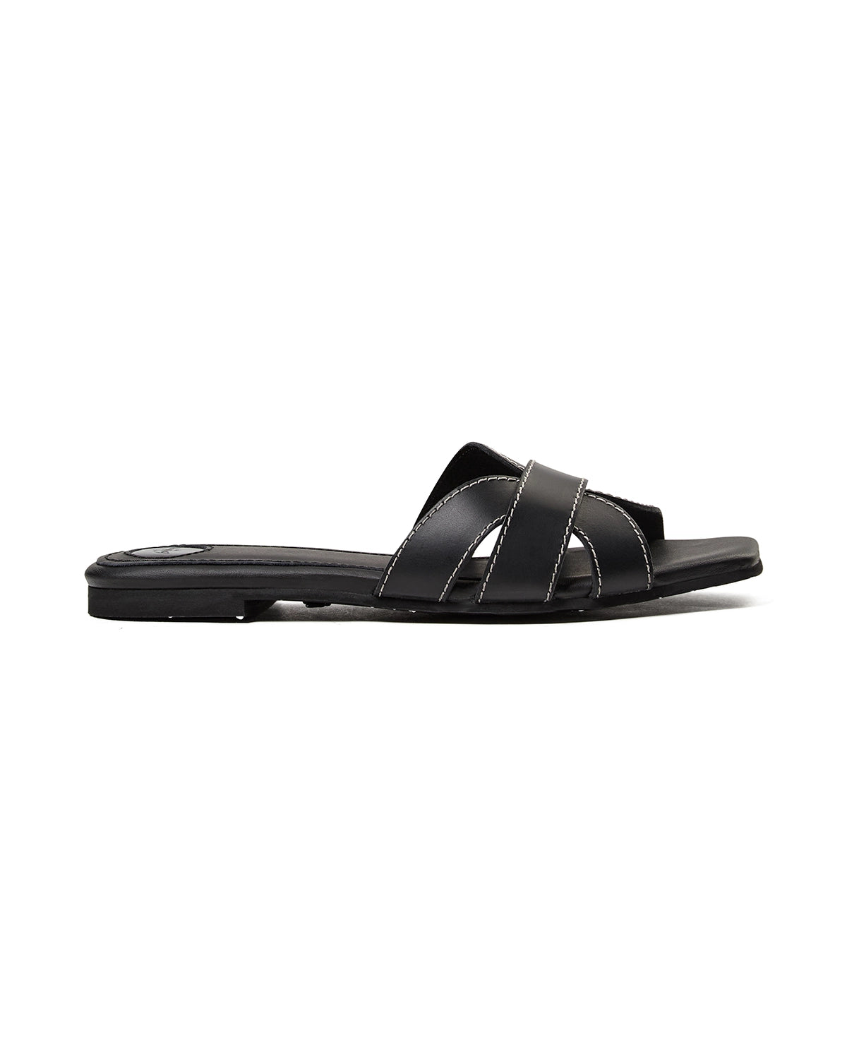 Mos Mosh Sicily Leather Contrast Slipper 163780