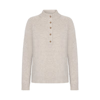 Mansted Hadid Yak Blend Button Placket