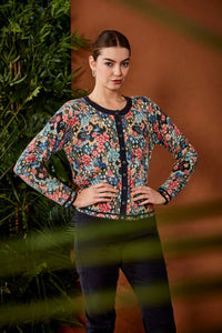 Verge Halton Cardi 9018BR