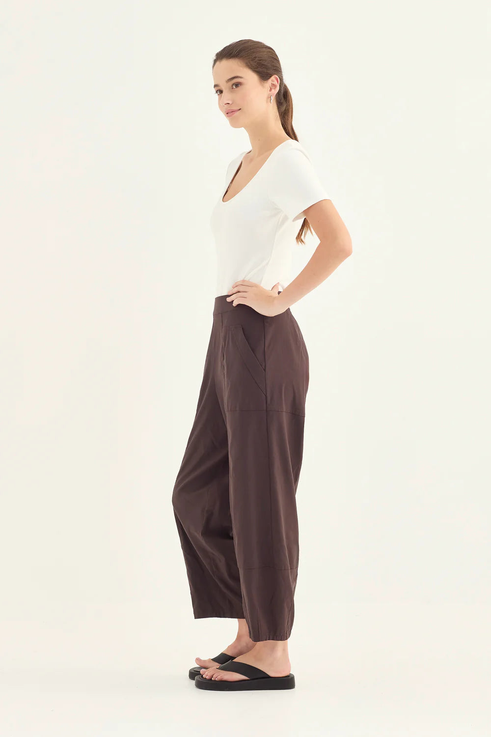 Verge Homeland Pant in Chocolate 1137LW