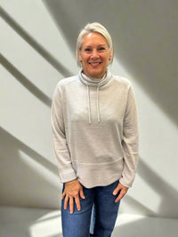 Bridge & Lord Drawstring Collar Raglan Pullover BL5631