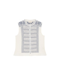 Maison Hotel Irina Sleeveless Blouse Lapislazuli - Pre-Order July Delivery