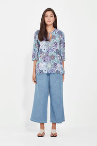 Verge Alex 3/4 Pant in Denim 9979BR