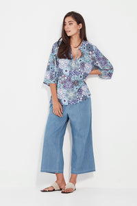 Verge Alex 3/4 Pant in Denim 9979BR