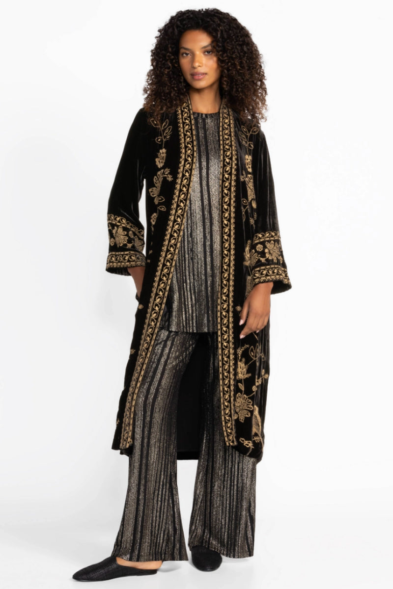 Johnny Was Velvet Kimono Coat - Nyomi J42024-O