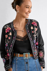 Johnny Was Linen Bolero Jacket - Gloria J43625-6