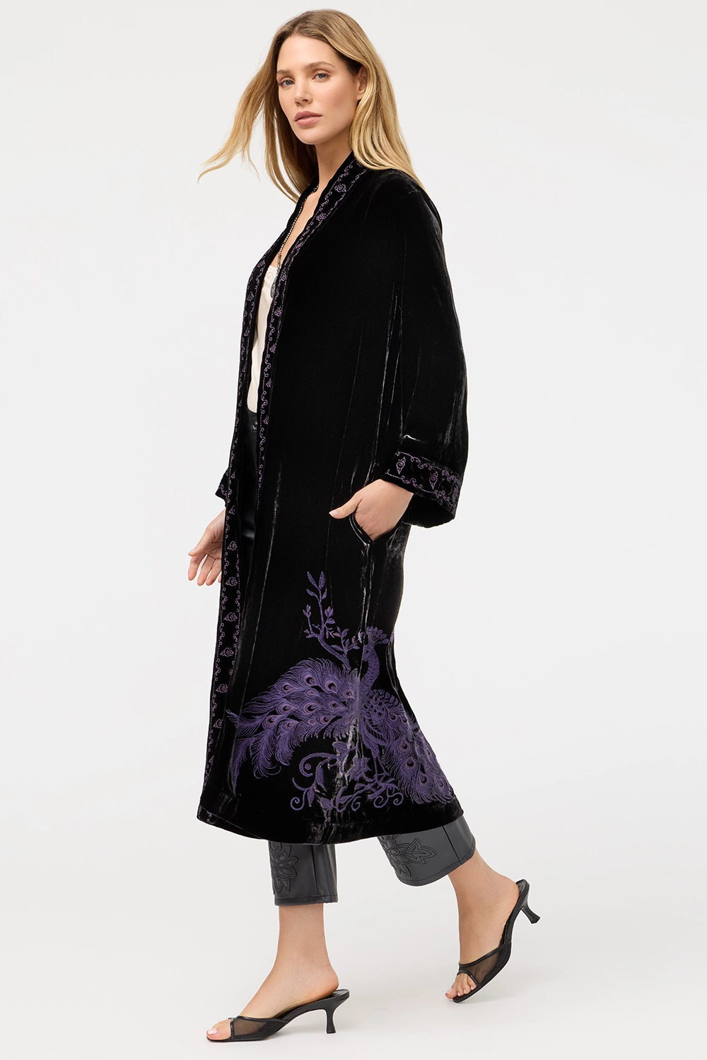 Johnny Was Velvet Kimono Coat - Molly J44525-O - Pre-Order December Delivery