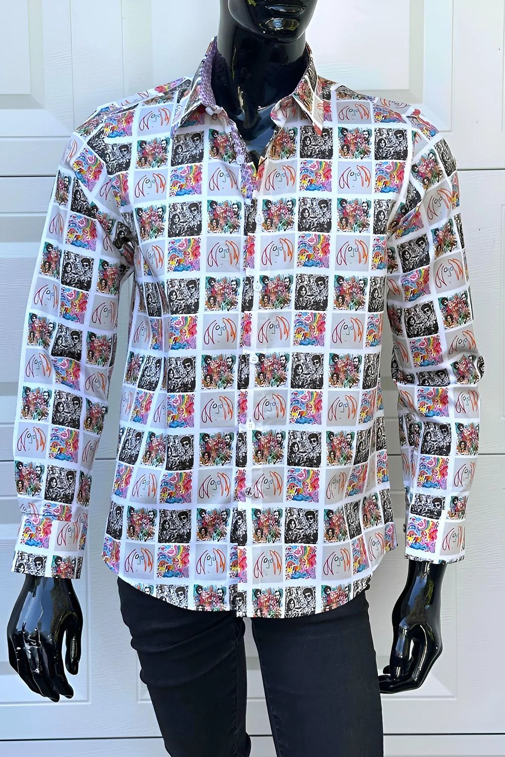 John Lennon Dewsbury Long Sleeve Shirt Multi Jlw1117