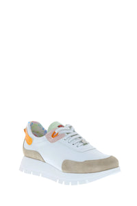 Jose Saenz Sneakers in White/Beige/Multi JS-2287-BG-6