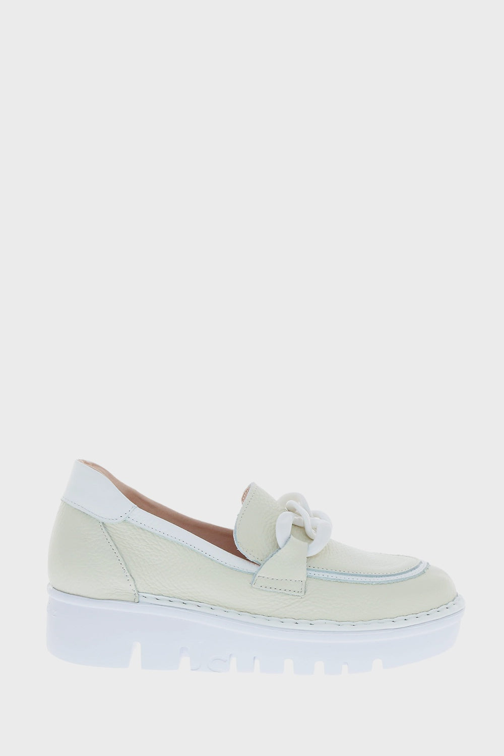 Jose Saenz Loafer in White JS-4425-BG