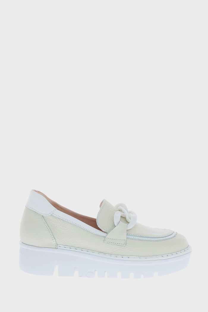 Jose Saenz Loafer in White JS-4425-BG