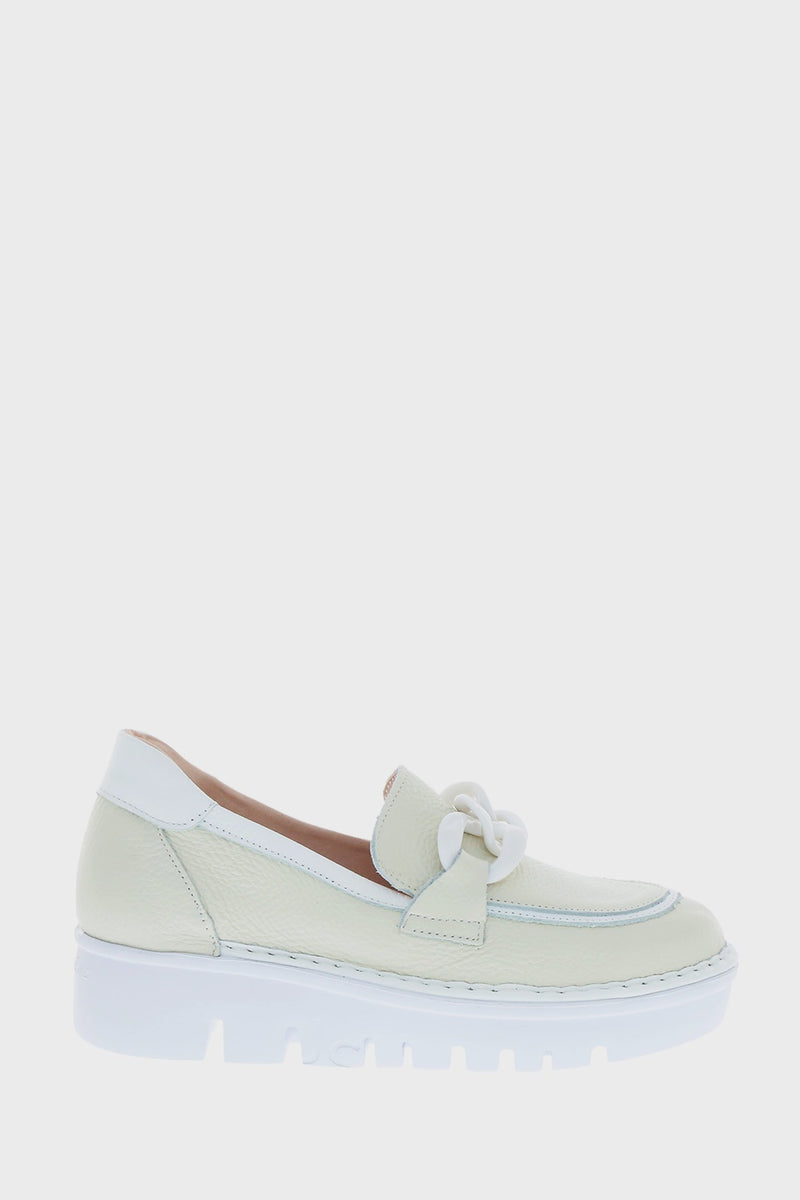 Jose Saenz Loafer in White JS-4425-BG